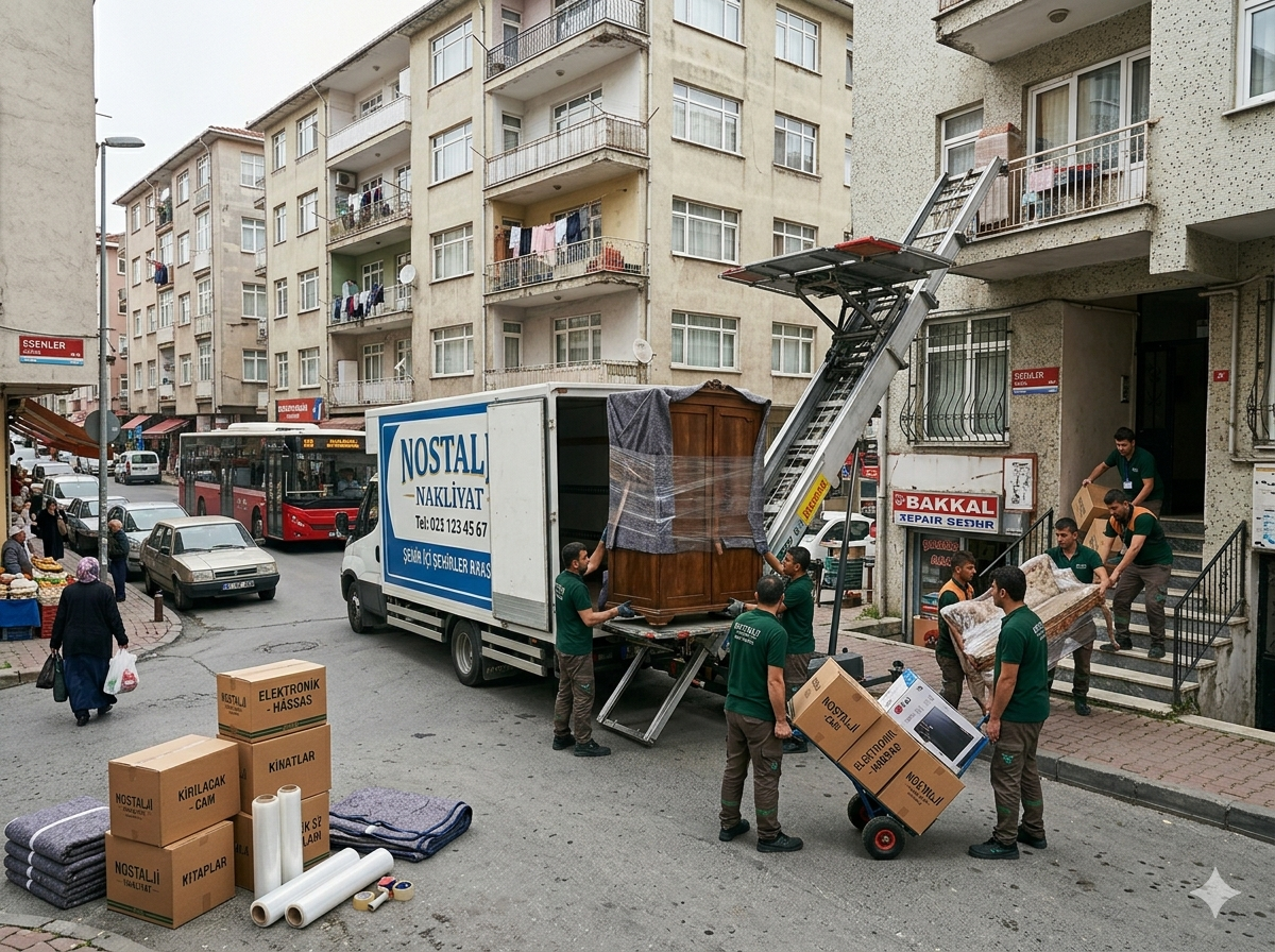Asansörlü nakliyat İstanbul — yüksek katlarda güvenli taşıma